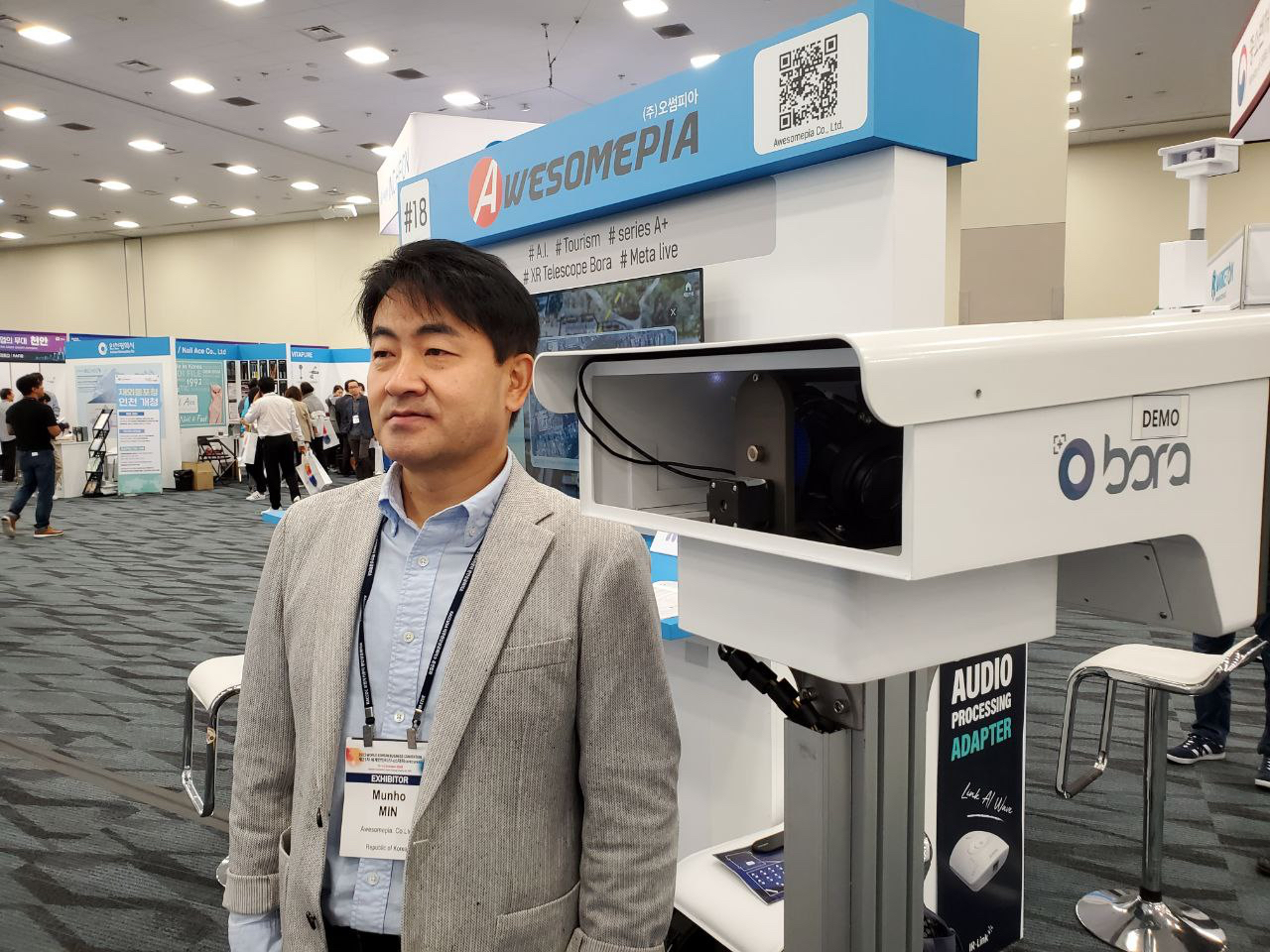 Awesomepia's XR Innovation BORA Debuts at World Korean Business Convention, Paving the Way for U.S.